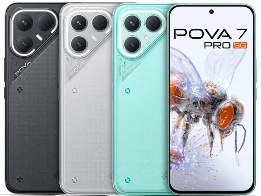 TECNO POVA 7 और POVA 7 Pro 5G की भारत में पहली सेल आज, जानिए कीमत और ऑफर TECNO POVA 7 Pro