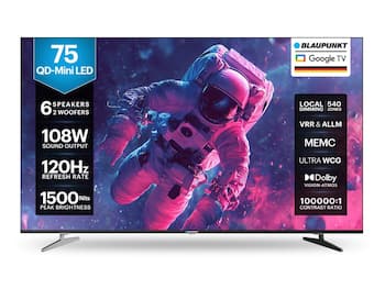 Blaupunkt Mini QD TVs With Google TV OS, 108W Speakers Launched In India: Price, Specs, Features