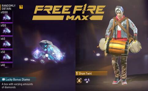 Free Fire MAX Diamonds: नया Top-Up इवेंट शुरू, डायमंड्स के साथ बोनस Drum Twiri Emote और Diamond Box मिल रहा फ्री
