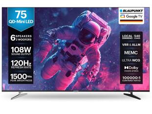 Blaupunkt Mini QD टीवी 75 इंच तक के स्क्रीन साइज और 108W स्पीकर्स के साथ भारत में लॉन्च, जानें कीमत