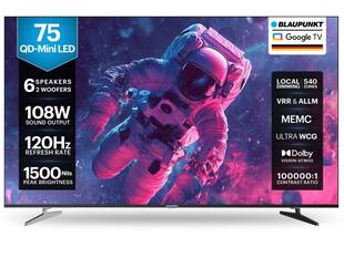 Blaupunkt Mini QD टीवी 75 इंच तक के स्क्रीन साइज और 108W स्पीकर्स के साथ भारत में लॉन्च, जानें कीमत