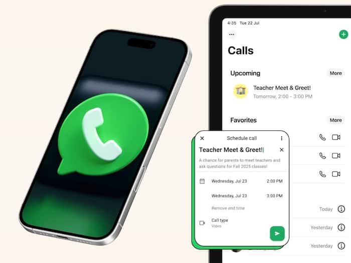 WhatsApp Call Schedule