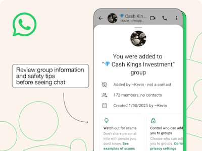 WhatsApp के फेक ग्रुप में नहीं होंगे Scam का शिकार, आ गए नए सेफ्टी टूल्स
