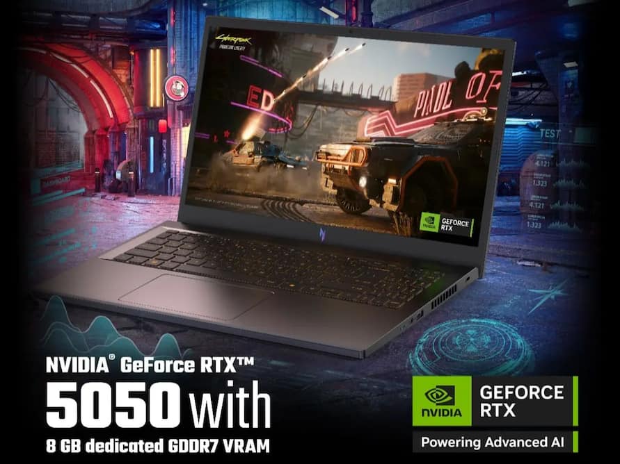 Acer Nitro V 15 With 165Hz Display, NVIDIA RTX 5050 GPU Launched In India: Price, Specs, Features