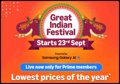 Amazon Great Indian Festival 2025 सेल Prime मेंबर्स के लिए Live, Top-5 Smartphones Deals को बिल्कुल न करें मिस