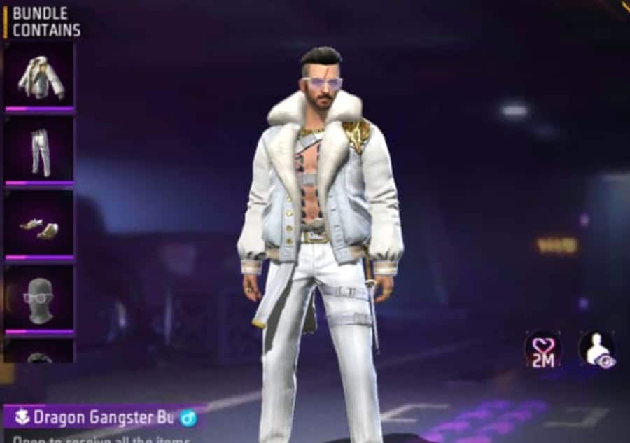 Free Fire Max में Dragon Gangster बंडल हाफ रेट में करें Claim, Daily Special ऑफर Bundle (43)