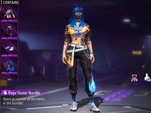 Free Fire Max में आधी कीमत में मिल रहा Rage Skater Bundle आज, अभी ऐसे करें Claim