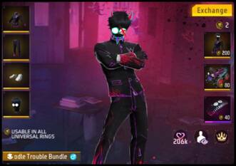 Free Fire Max में Doodle Trouble Bundle फ्री पाने का एक्सक्लूसिव मौका, Bye Trouble Ring इवेंट की एंट्री