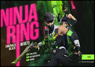 Free Fire Max में Ninja Ring इवेंट की एंट्री, M1873 Emerald Blaze और Malachite Ninja Bundle पाएं फ्री