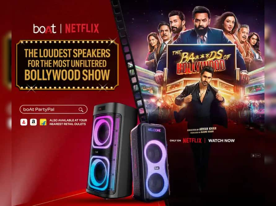 boAt PartyPal 700 Speaker Debuts With Netflix’s The Ba***ds of Bollywood Tie-Up: Price, Features