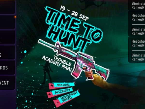 Free Fire Max में Trouble Academy वेपन स्किन और वॉइस पैक मिल रहा फ्री, ऐसे पाएं