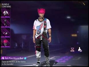 Free Fire Max में Hot Pink Hound बंडल पाने का मौका, आधे Diamond में करें Claim