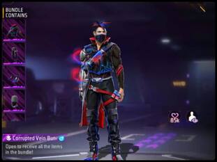 Free Fire Max में Corrupted Vein Bundle पाने का सुनहरा मौका, आधे Diamonds में बनेगा काम