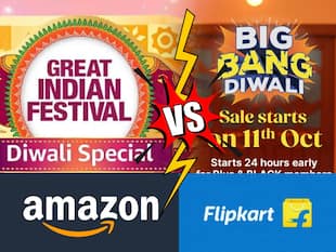 Flipkart vs Amazon: दिवाली सेल में कौन दे रहा है ज्यादा अच्छे ऑफर्स, कहां से मोबाइल मिलेगा सस्ता