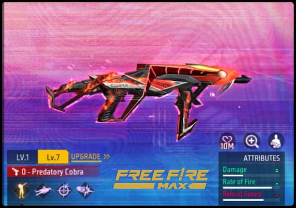 Free Fire Max में MP40- Predatory Cobra Evo Gun Skin मिल रही मुफ्त, Evo Access हुआ रिलीज