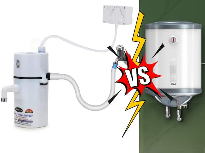 Instant Geyser vs Storage Geyser