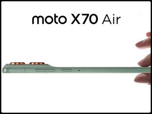 Moto X70 Air: मोटो का सबसे पतला फोन हुआ लॉन्च, 50MP कैमरा के साथ मिलेगा ये सब