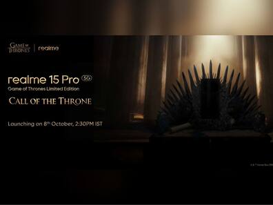 Realme 15 Pro Game of Thrones Limited Edition Launch On October 8: Specs, Design, Expected Price