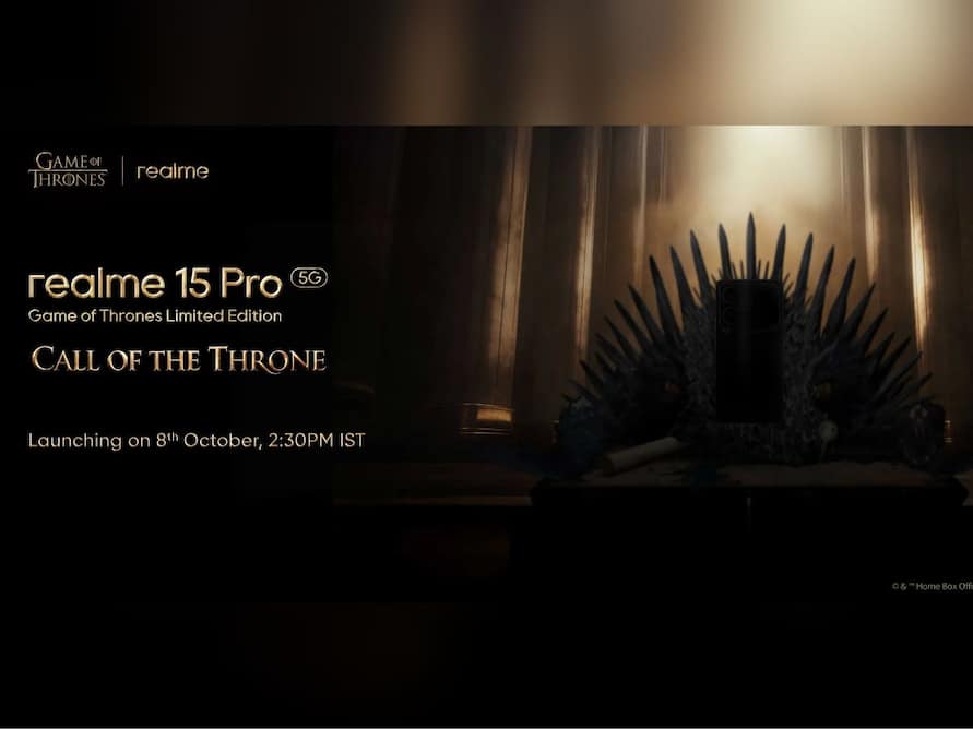 Realme 15 Pro Game of Thrones Limited Edition Launch On October 8: Specs, Design, Expected Price