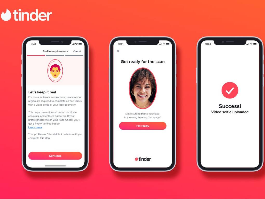 tinder face unlock