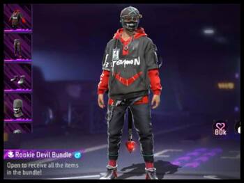 Free Fire Max में Rookie Devil Bundle पाने का मौका, आधे Diamonds में करें क्लेम