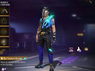 Free Fire Max प्लेयर्स के लिए खुशखबरी, आधे डायमंड में मिल रहा Blu Serpent Bundle आज