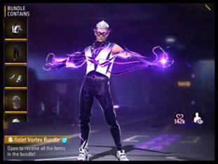 Free Fire Max में Violet Vortex Bundle पाने का मौका, आधे Diamonds होंगे सेव