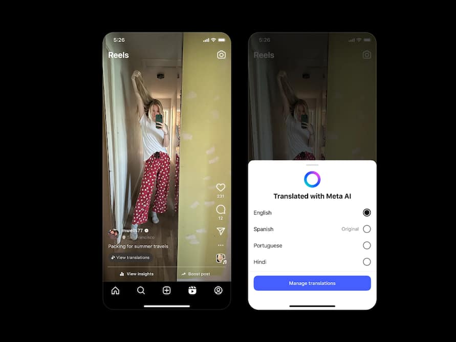 Instagram Rolls Out AI Translations For Five Indian Languages, Plus New Local Fonts