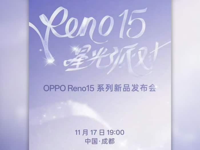OPPO Reno 15 poster