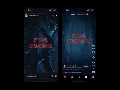 Instagram Adds Limited-Time Stranger Things Fonts Ahead Of Season Finale