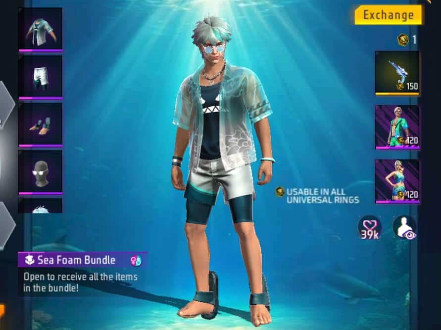 Free Fire Max में फ्री मिल रहे Holiday Vibe और Sea Foam बंडल, क्लेम करने का सही समय