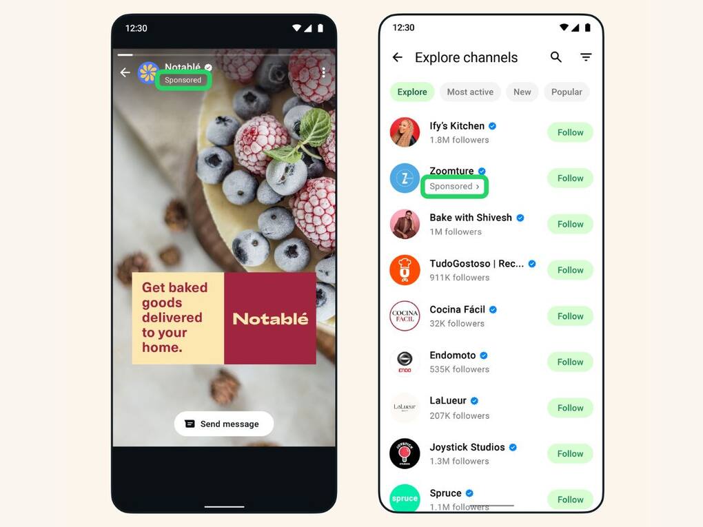 Ads in WhatsApp