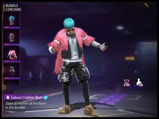 Free Fire Max में Sakura Clubber Bundle पाने का मौका, गेम में कैरेक्टर को मिलेगा नया लुक