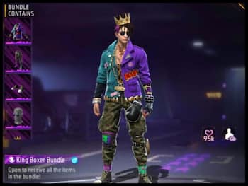 Free Fire Max में कैरेक्टर के लिए पाएं King Boxer Bundle, हाफ रेट में करें Claim