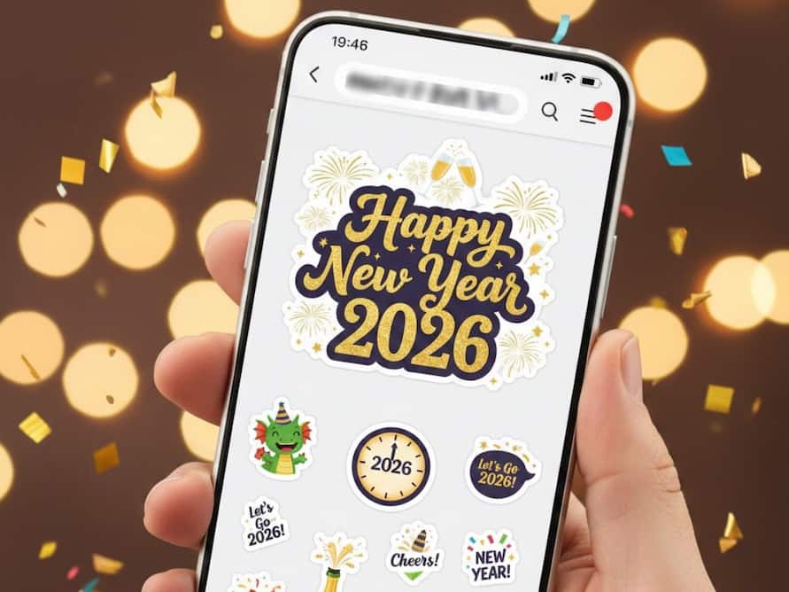 How To Send Happy New Year 2026 Wishes With WhatsApp Stickers: Make Personalised Ones Quickly