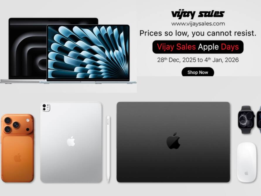 Vijay Sales पर Apple Days सेल हुई शुरू, iPhone 17, MacBook Air और iPads सब पर मिल रहा भारी-भरकम डिस्काउंट