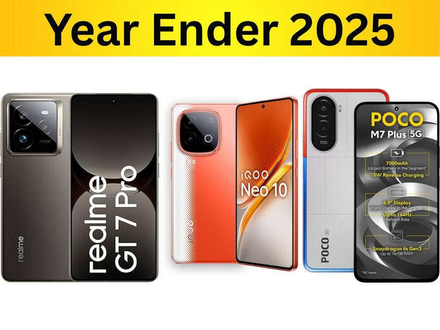 Year Ender 2025: Realme से लेकर Poco तक इस साल लॉन्च हुए ये 7000mAh बैटरी वाले फोन, जानें कीमत