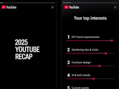 YouTube ने लॉन्च किया 2025 Recap, अब यूजर्स को मिलेगा ये फीचर