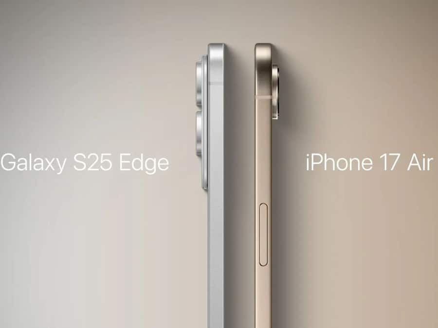 iphone air and galaxy s25 edge