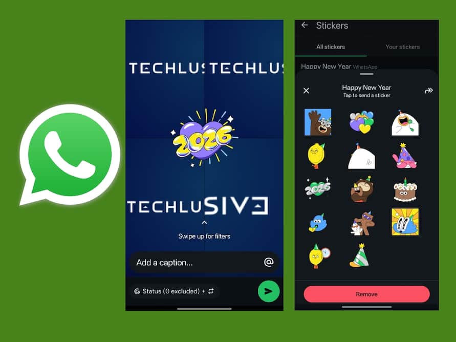 WhatsApp Gets New Layout Options In Status And 2026 Stickers Ahead Of New Year