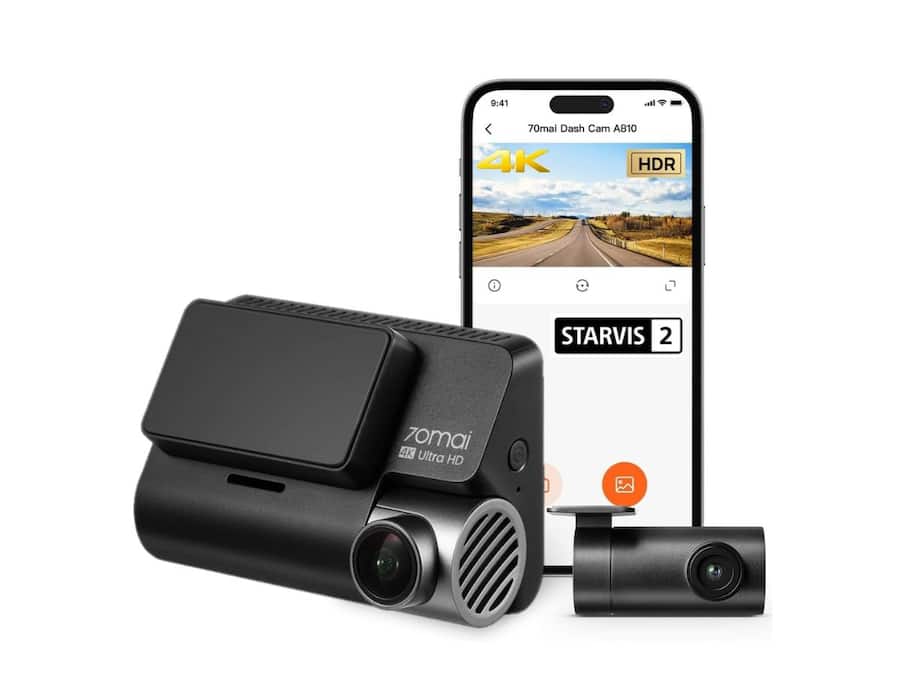 70mai A810 4K Dual Dash Cam