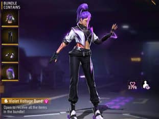 Free Fire Max में Violet Voltage Bundle आधे दाम में पाने का मौका, ऐसे करें Claim