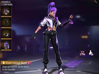Free Fire Max में Violet Voltage Bundle आधे दाम में पाने का मौका, ऐसे करें Claim