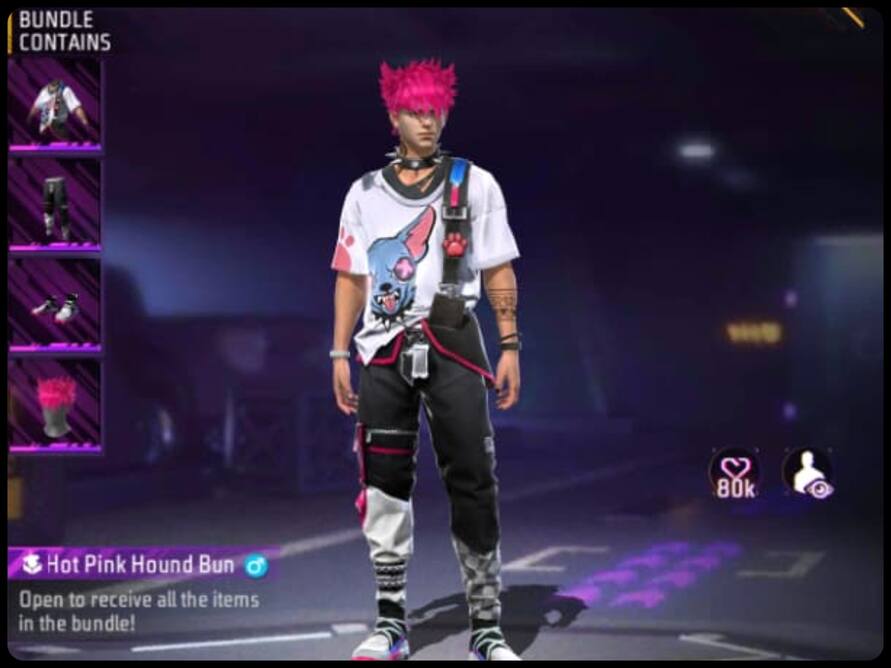 Free Fire Max में Hot Pink Hound Bundle आधे Diamonds में पाएं, जानें कैसे