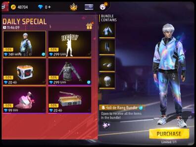 Free Fire Max में Holi De Rang Bundle आधे Diamonds में पाएं, काफी काम का यह तरीका