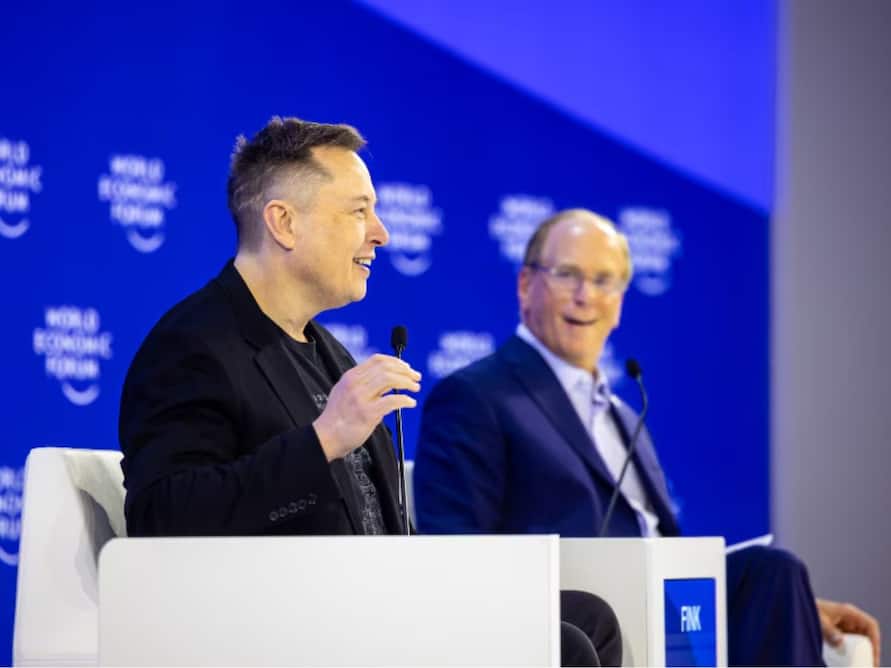 The $10 trillion handshake: Elon Musk crashes Davos to join forces with the King of Wall Street!