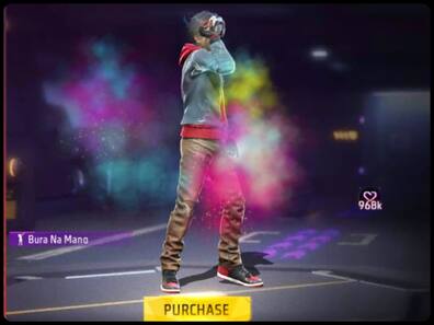 Free Fire Max में Bura Na Mano Emote पाने का मौका, आधे Diamonds में करें Claim