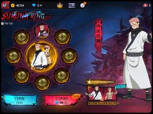 Free Fire Max में Ryomen Sukuna Bundle मिल रहा फ्री, Sukuna Ring इवेंट से करें Claim