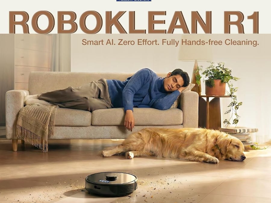 KENT RoboKlean R1 Black 2-in-1