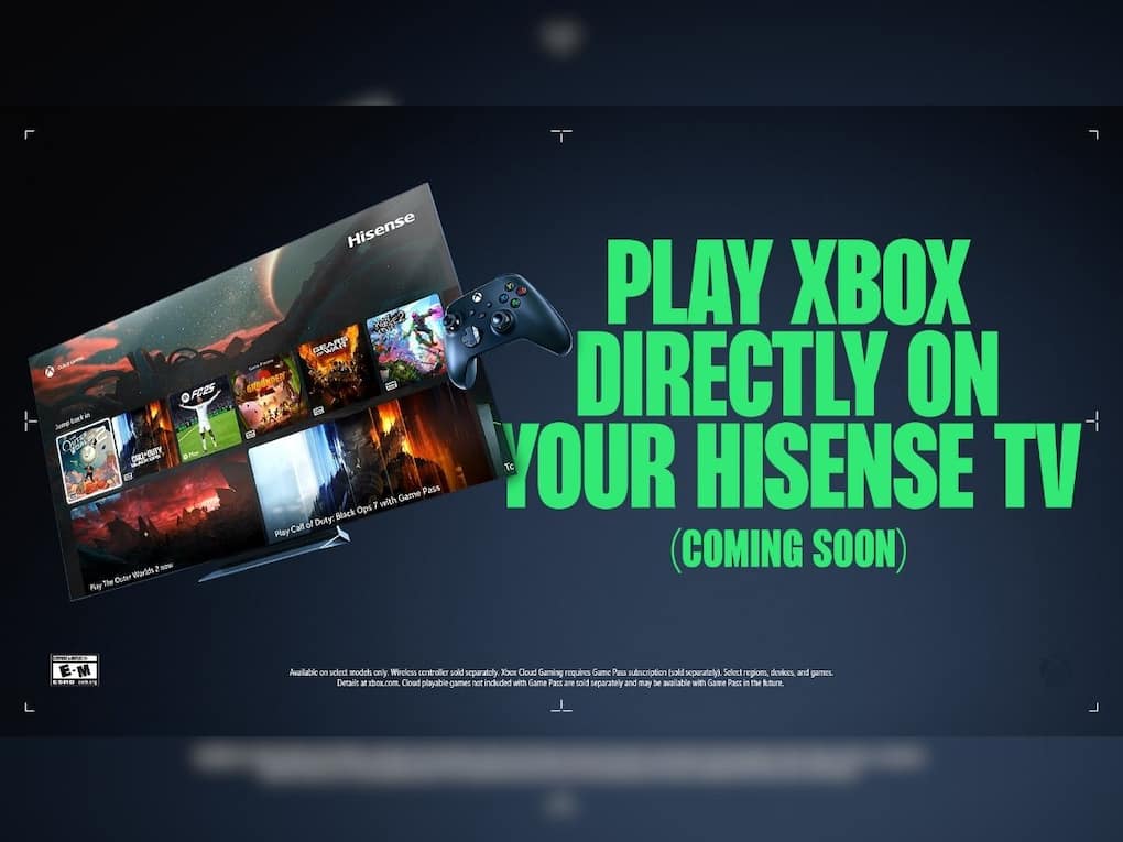 Xbox Cloud Gaming Hisense TV